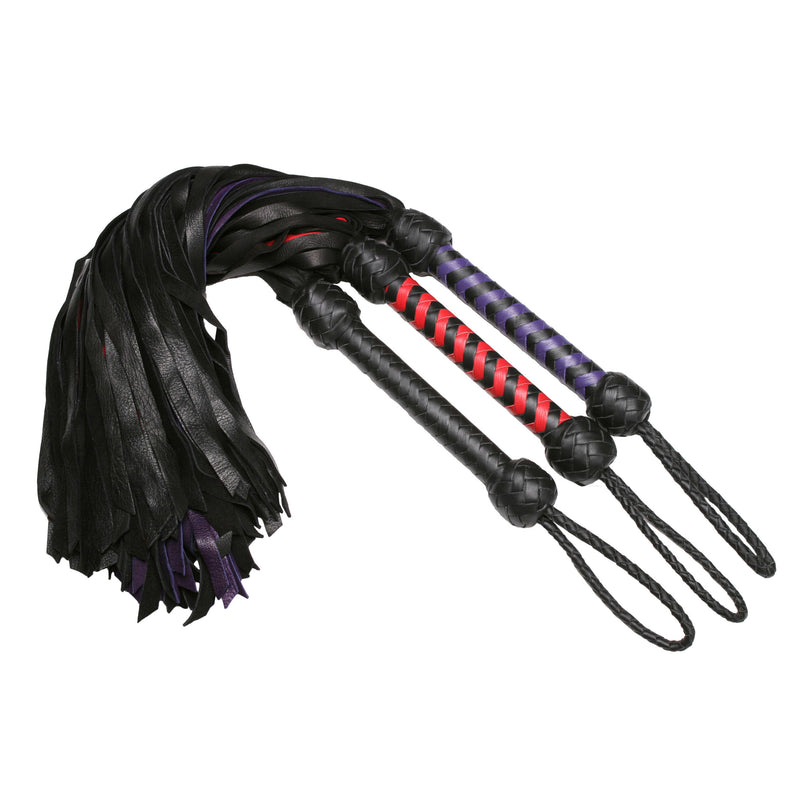 Strict Leather Premium Deerskin Flogger- Black Impact from Strict Leather