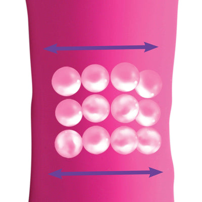 Twirl Teaser Rotating Beads Silicone Vibrator - The Dildo Hub