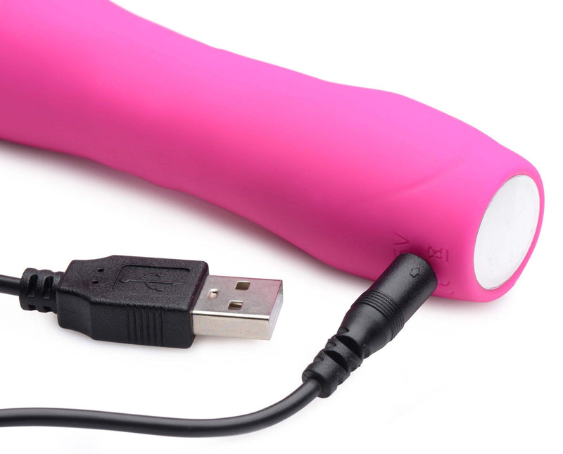 Twirl Teaser Rotating Beads Silicone Vibrator - The Dildo Hub