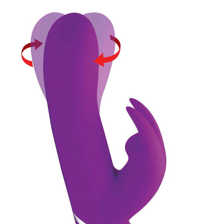 Twirly 66X Spinning Silicone Rabbit Vibrator - The Dildo Hub