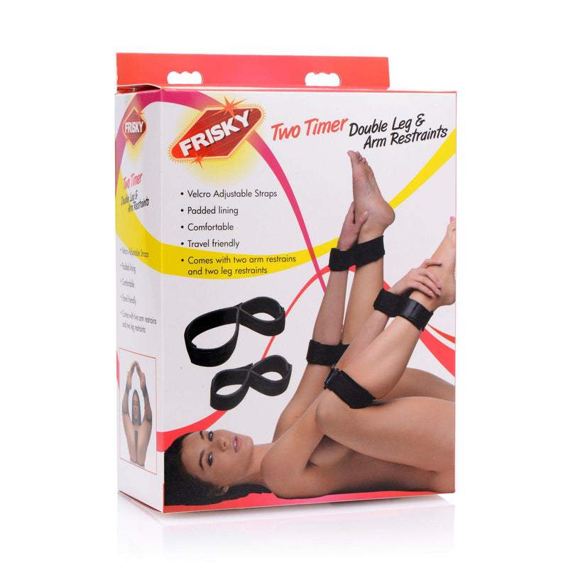 Two Timer Double Leg and Arm Restraints - The Dildo Hub