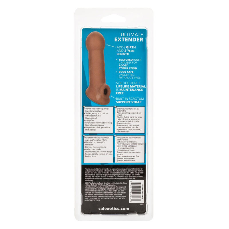 Ultimate Extender Penis Extensions - Brown | CalExotis - The Dildo Hub