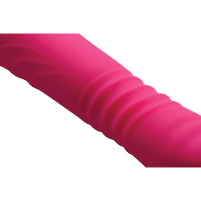 Ultra Thrusting and Vibrating Silicone Wand - The Dildo Hub