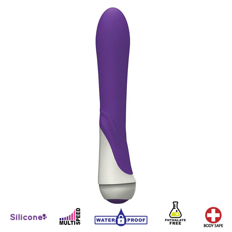 Vanessa 7 Function Silicone Vibe- Purple - The Dildo Hub