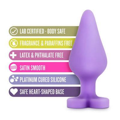 Naughty Candy Heart - Do Me Now - Purple  from thedildohub.com