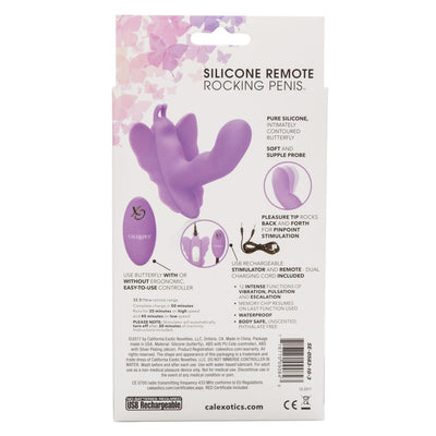 Venus Butterfly Silicone Remote Rocking Penis - The Dildo Hub