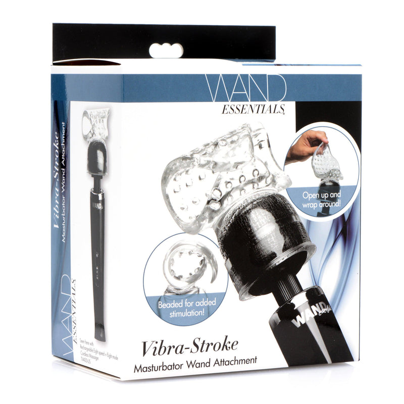 Vibra-Stroke Masturbator Wand Attachement - The Dildo Hub