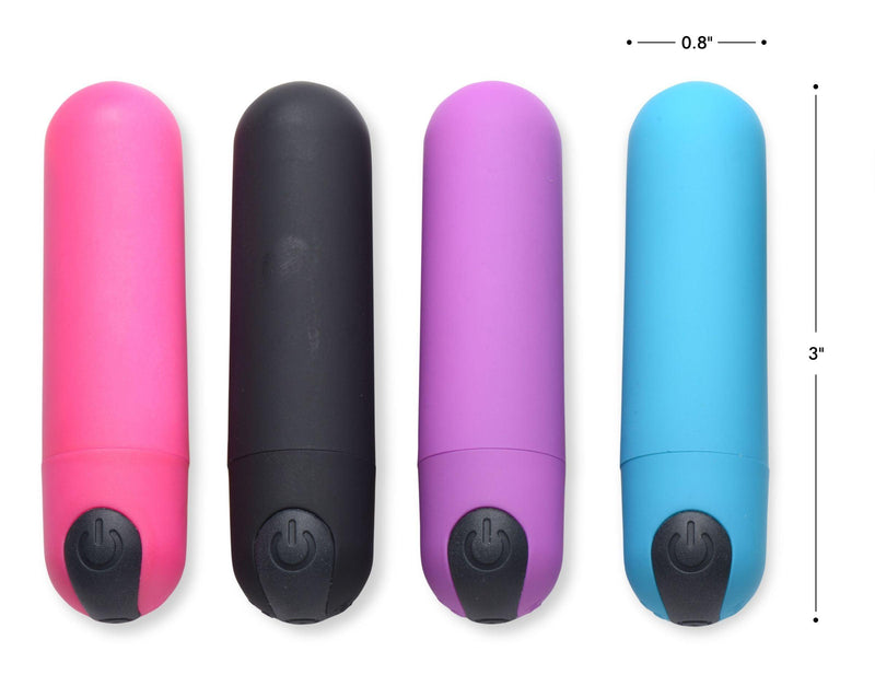 Vibrating Bullet with Remote Control - Blue - The Dildo Hub