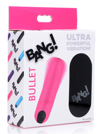 Vibrating Bullet with Remote Control - Pink - The Dildo Hub