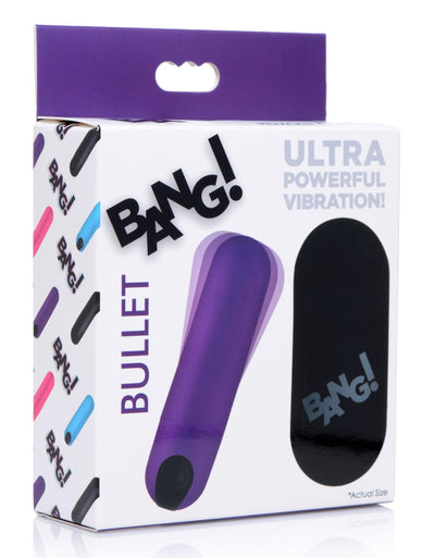 Vibrating Bullet with Remote Control - Purple - The Dildo Hub