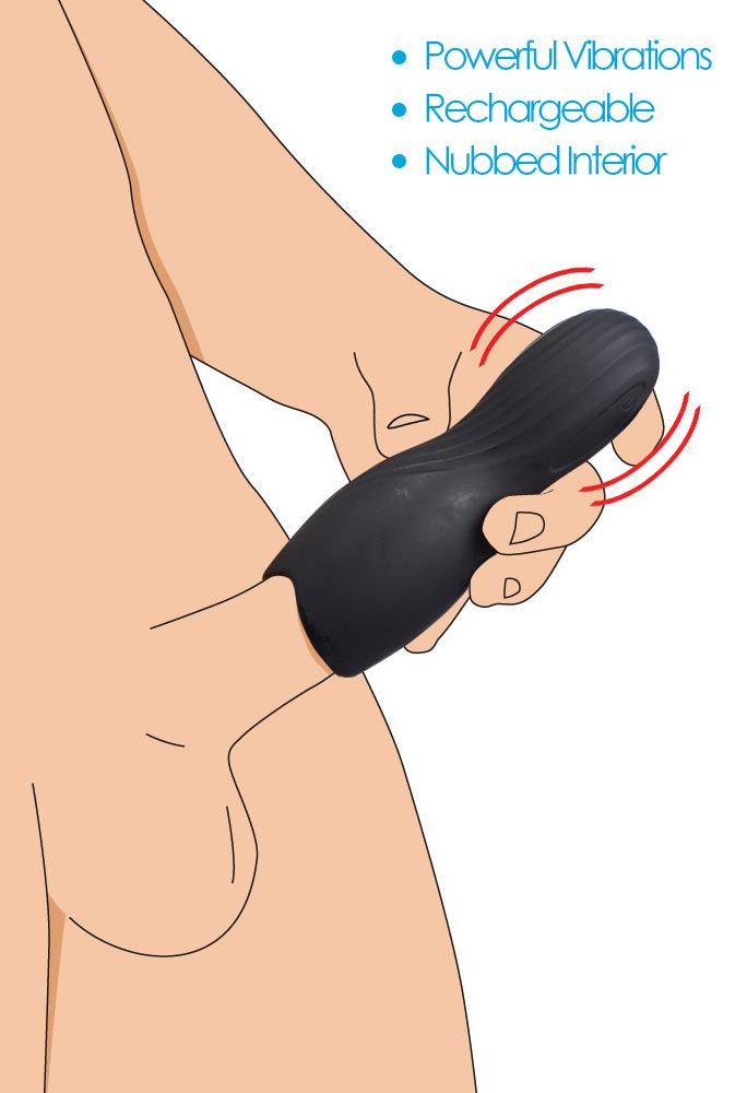 Vibrating Rechargeable Penis Pleaser - The Dildo Hub