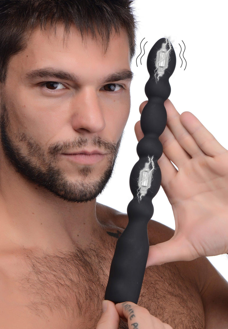 Viper Anal Beads Silicone Dual Motor Vibrator - The Dildo Hub