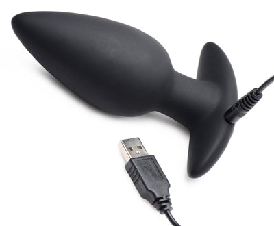 Voice Activated 10X Vibrating Butt Plug with Remote Control - The Dildo Hub