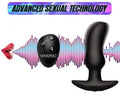 Voice Activated 10X Vibrating Prostate Plug with Remote Control