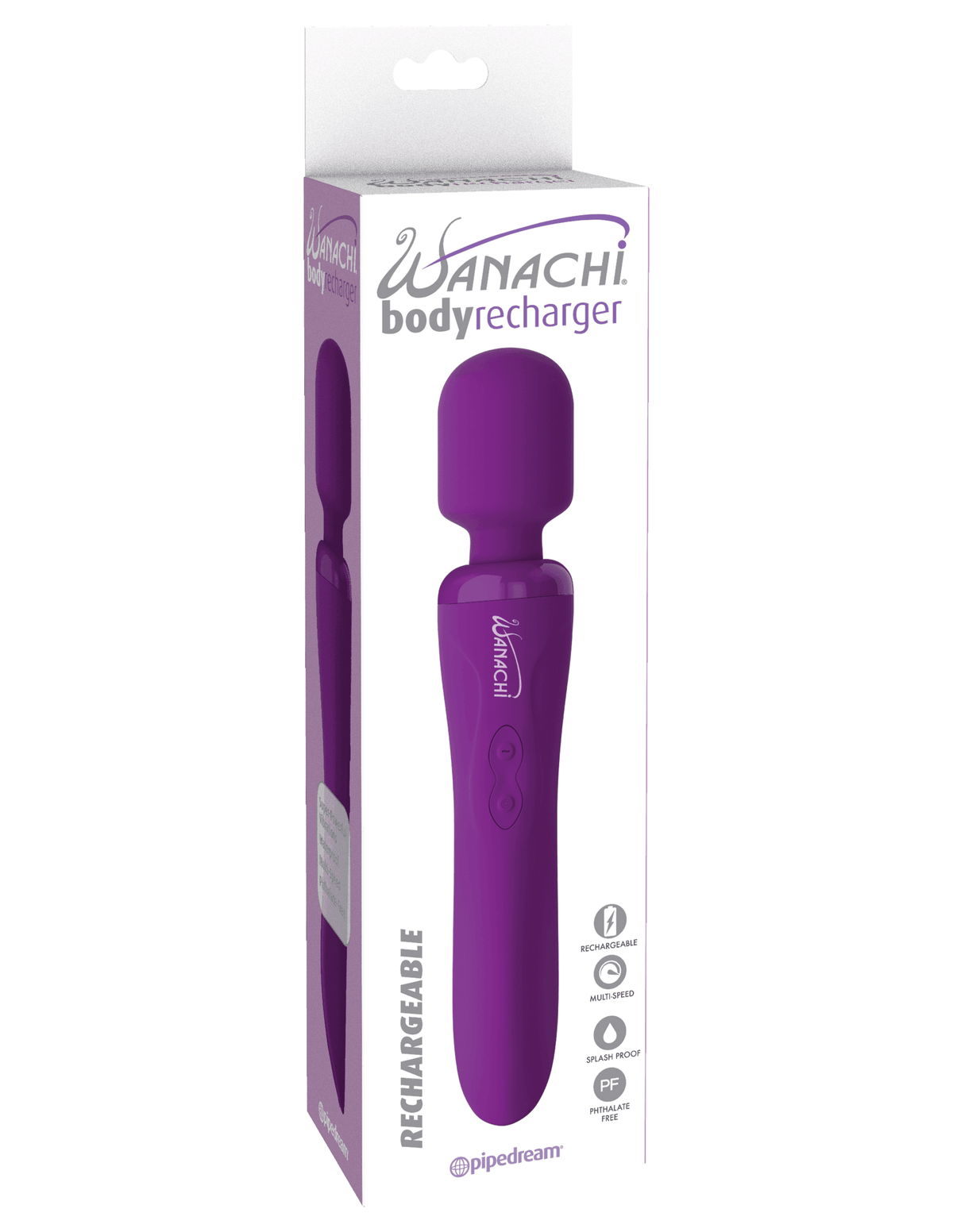 Wanachi Body Wand Vibrator - Purple | Pipedream - The Dildo Hub