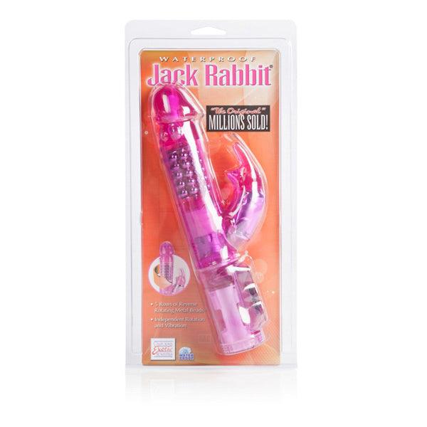 Waterproof Jack Rabbit- Pink - The Dildo Hub