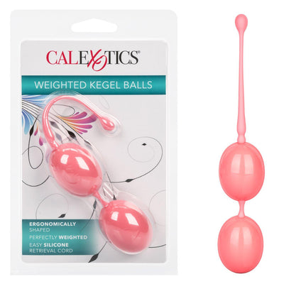 Weighted Kegel Balls - Pink | CalExotics - The Dildo Hub