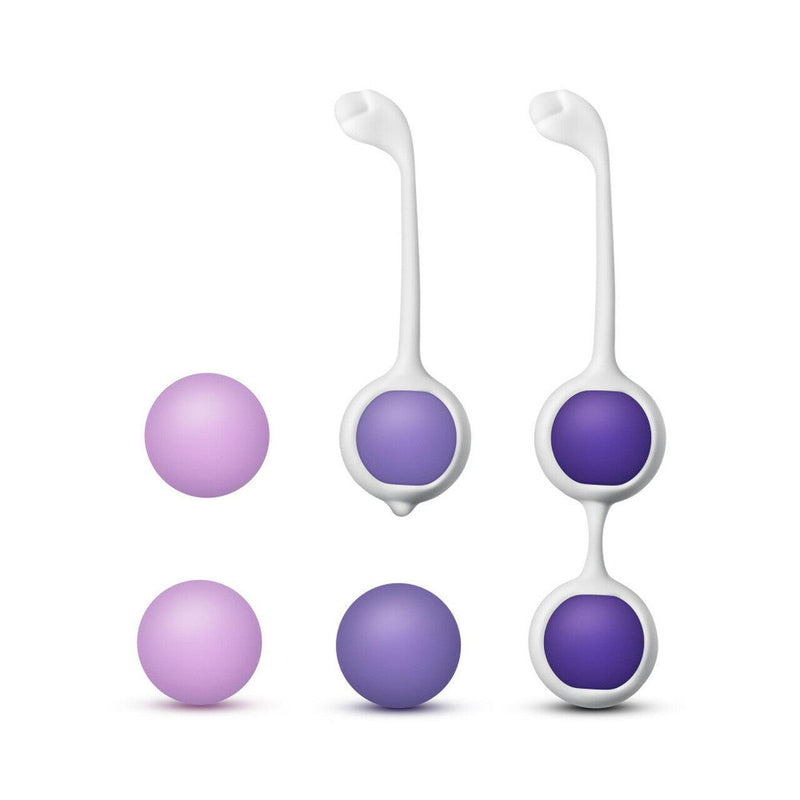 Wellness 3-Step Progressive Kegel Training Kit - Purple | Blush - The Dildo Hub