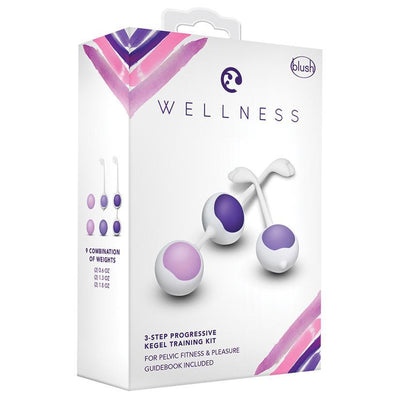 Wellness 3-Step Progressive Kegel Training Kit - Purple | Blush - The Dildo Hub