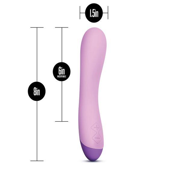 Wellness G Curve-Purple 8" - The Dildo Hub