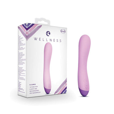 Wellness G Curve-Purple 8" - The Dildo Hub