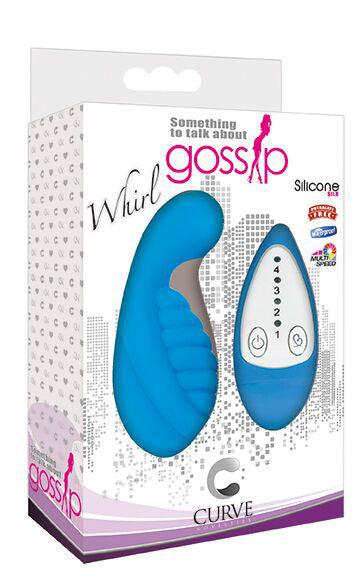 Whirl 4x Silicone Remote Vibe - Blue - The Dildo Hub