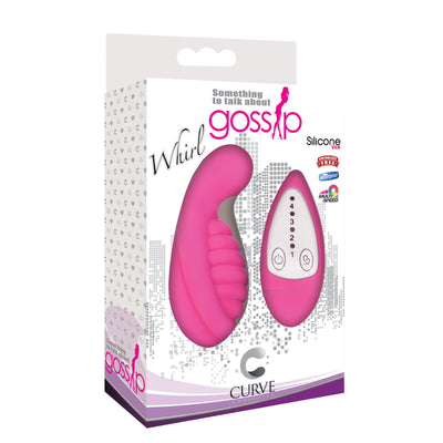 Whirl 4x Silicone Remote Vibe - Pink - The Dildo Hub