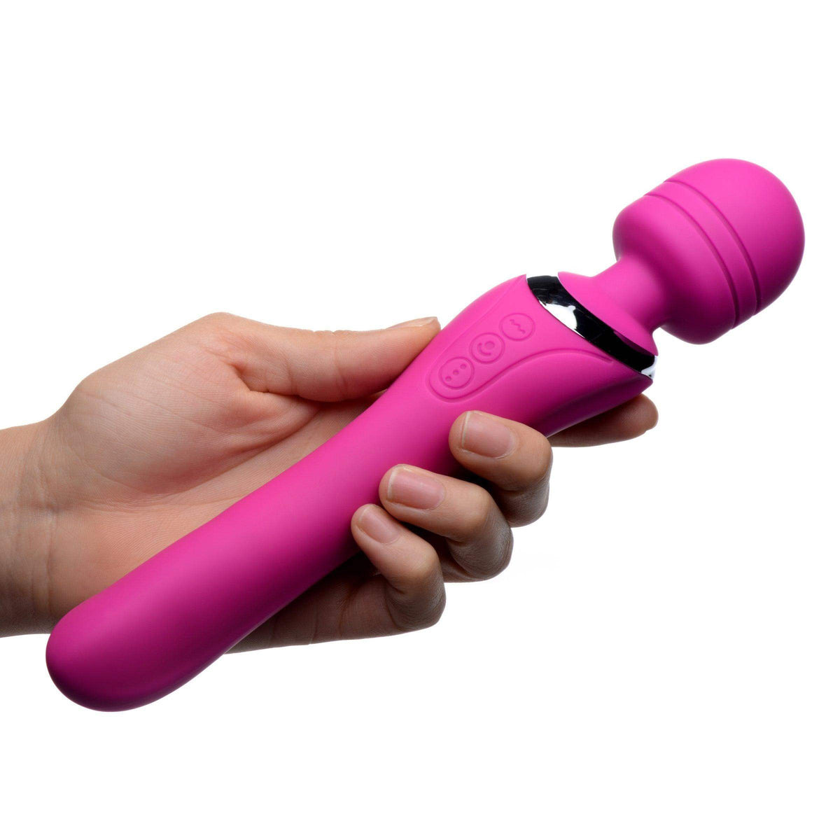 Whirling Wand 2 in 1 Silicone Dual Massage Wand - The Dildo Hub