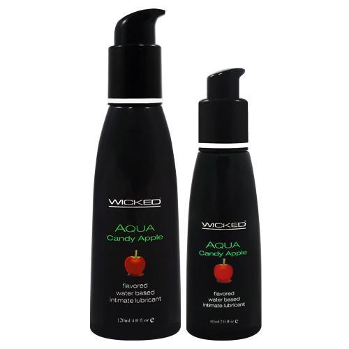 Wicked Aqua Candy Apple Flavored Water-Based Lubricant 2 Oz. - The Dildo Hub