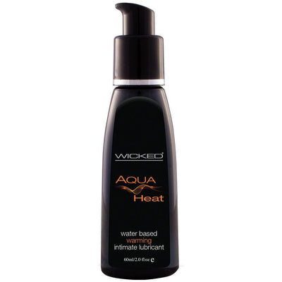 Wicked Aqua Heat Water-Based Warming Lubricant 2 Oz. - The Dildo Hub