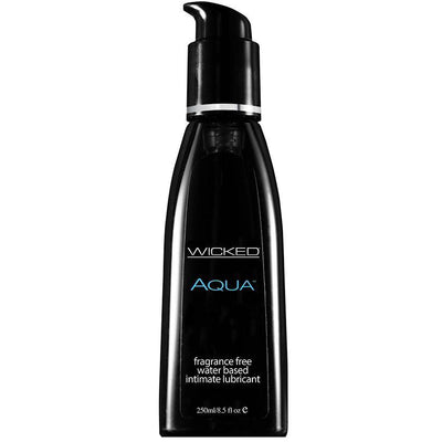 Wicked Aqua Water-Based Lubricant - 8.5 Fl. Oz. - The Dildo Hub