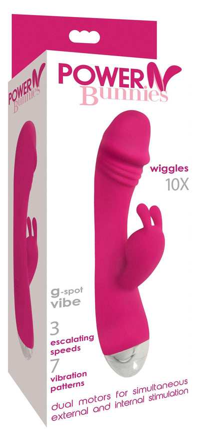 Wiggles 10X Silicone Rabbit Vibrator - The Dildo Hub