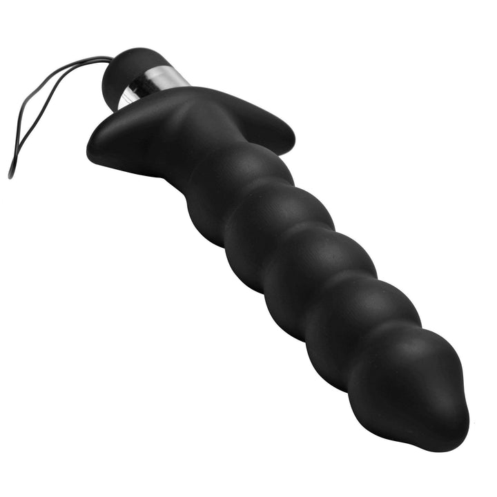 Wireless Black Vibrating Anal Beads with Remote - The Dildo Hub