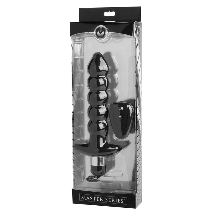 Wireless Black Vibrating Anal Beads with Remote - The Dildo Hub