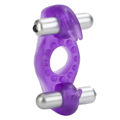 Wireless Rockin Rabbit Vibrating Cockring - Purple | CalExotics - The Dildo Hub