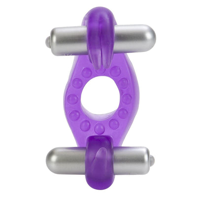 Wireless Rockin Rabbit Vibrating Cockring - Purple | CalExotics - The Dildo Hub