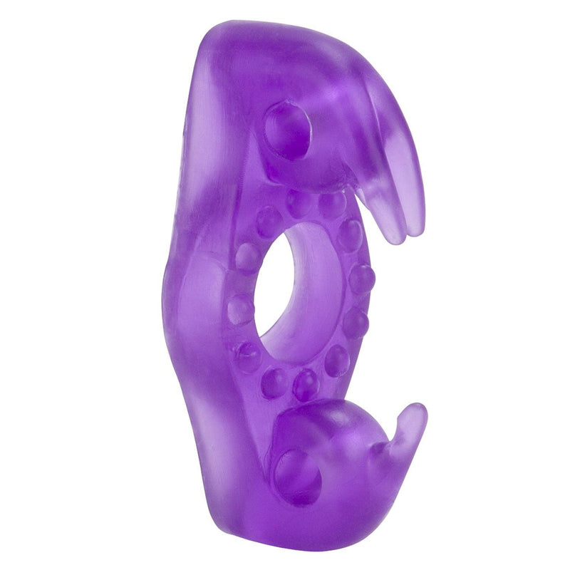 Wireless Rockin Rabbit Vibrating Cockring - Purple | CalExotics - The Dildo Hub