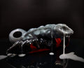 Custom Wolf Shako Fantasy Penis Sheath in Platinum Silicone