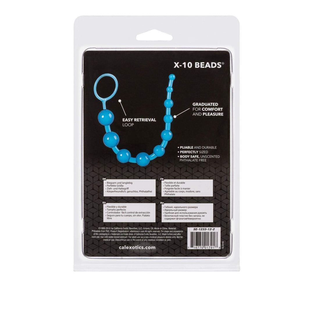 X-10 Beads - Blue - The Dildo Hub