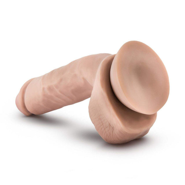X5 Plus - 8.5 Inch Cock With Realistic Balls - Vanilla - The Dildo Hub