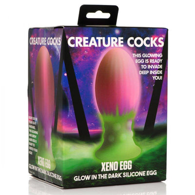 Xeno Egg | Glow-in-the-Dark Fantasy Butt Plug - Stretching Dildo - The Dildo Hub