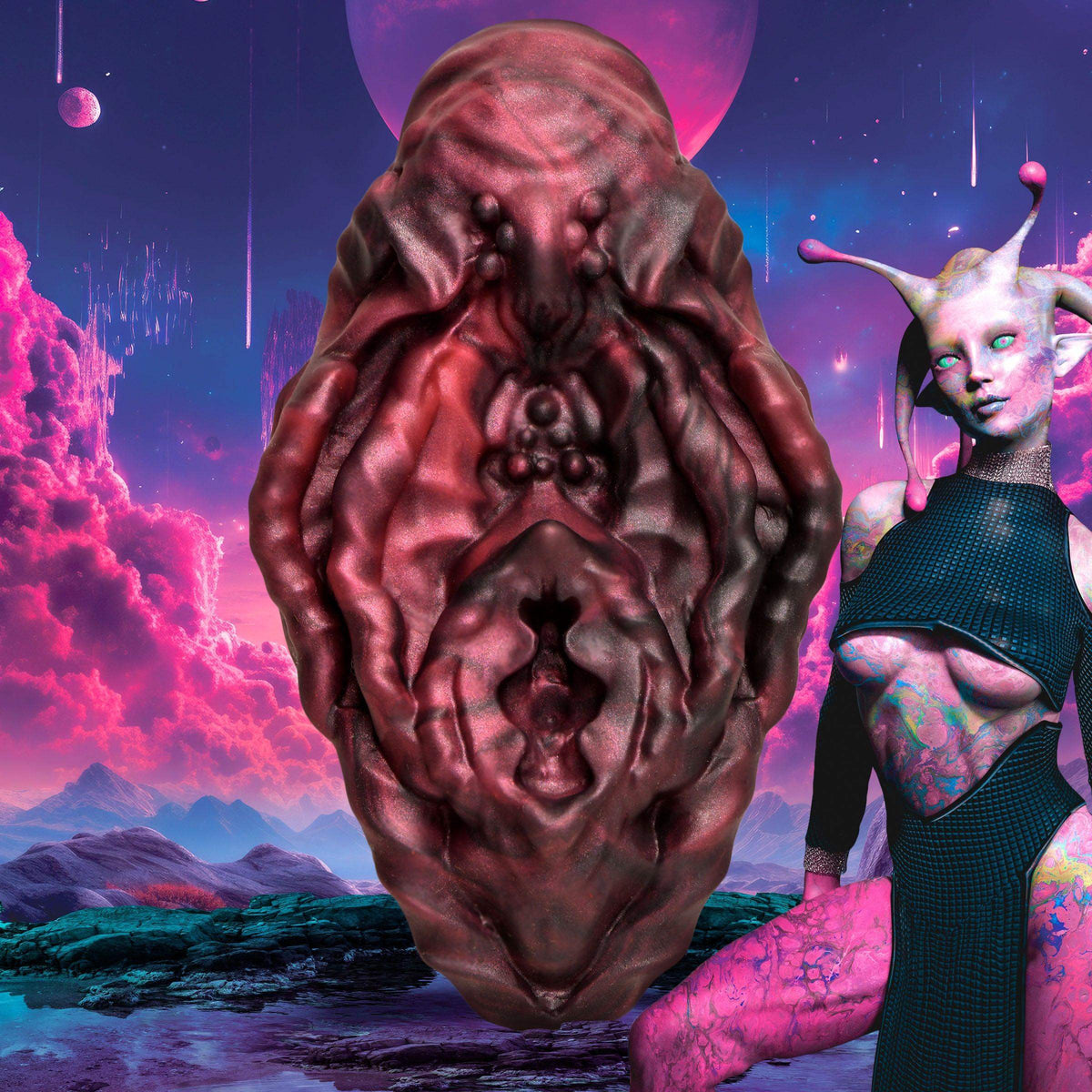 Xeno Pussy | Vagina Grinder - Silicone Grinder - The Dildo Hub
