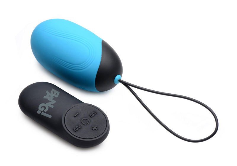 XL Silicone Vibrating Egg - Blue - The Dildo Hub