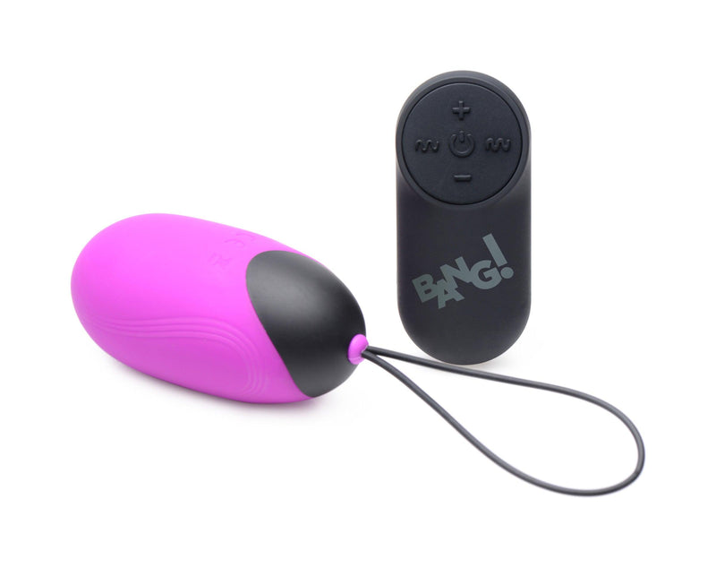 XL Silicone Vibrating Egg - Purple - The Dildo Hub