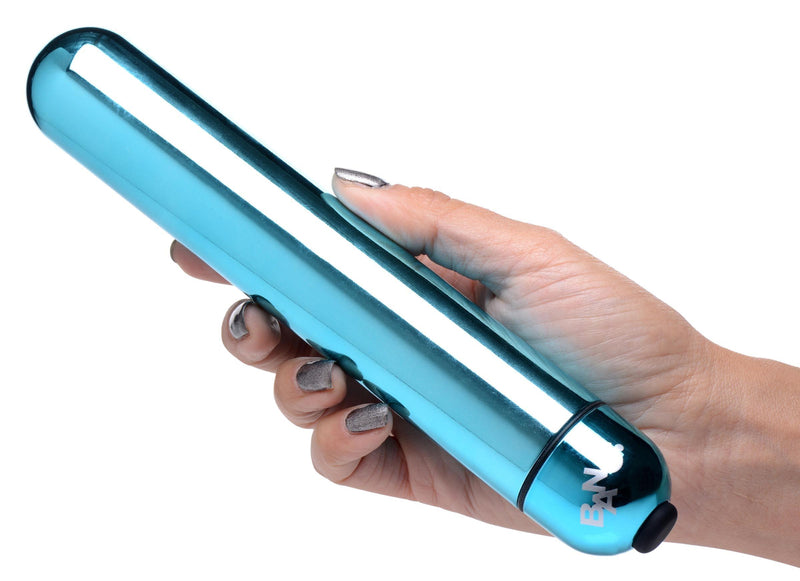 XL Vibrating Metallic Bullet - Blue - The Dildo Hub