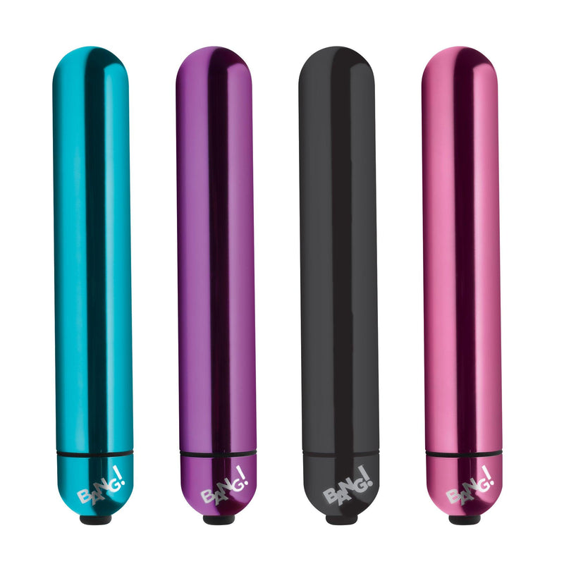 XL Vibrating Metallic Bullet - Blue - The Dildo Hub