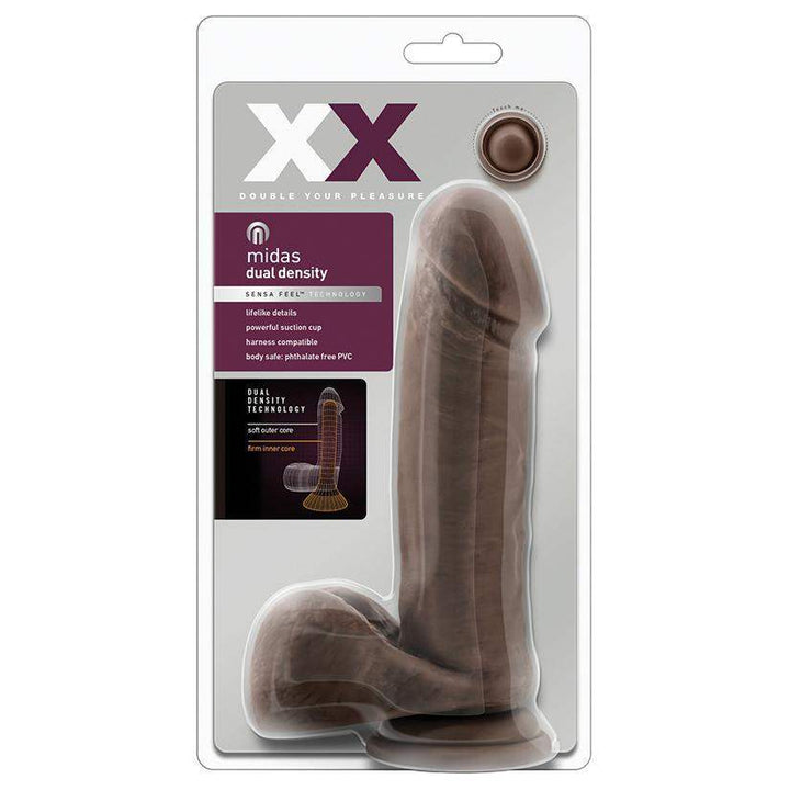 XX Midas-Chocolate 8 Inch - The Dildo Hub