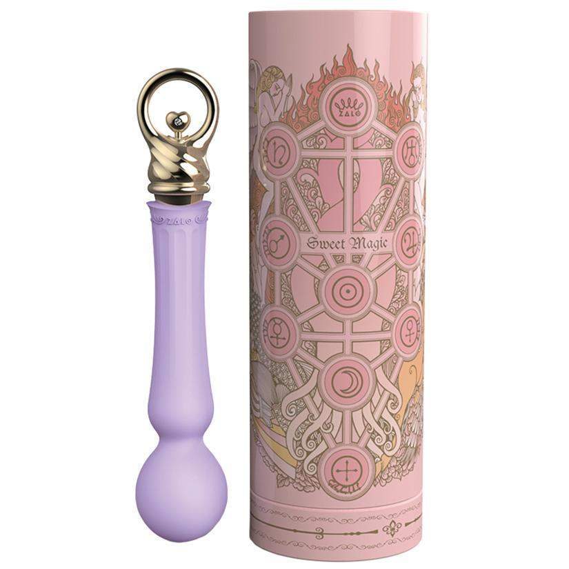 ZALO Confidence Pre-Heating Wand Massager Fantasy Violet - The Dildo Hub