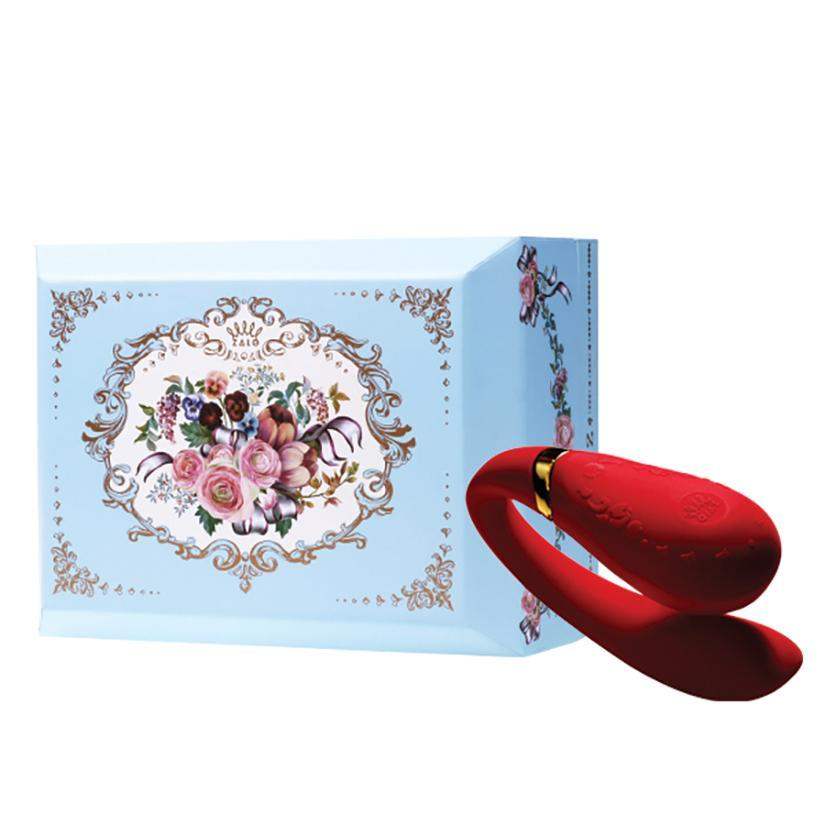 ZALO Fanfan Couples Massager Bright Red - The Dildo Hub
