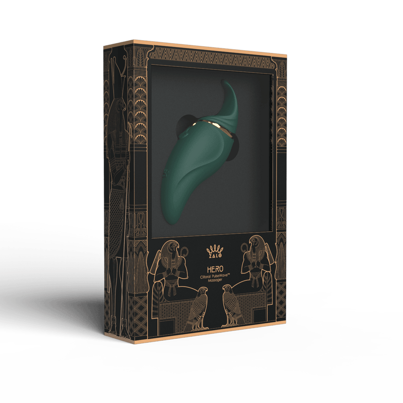 ZALO Hero Clitoral Massager Jewel Green - The Dildo Hub